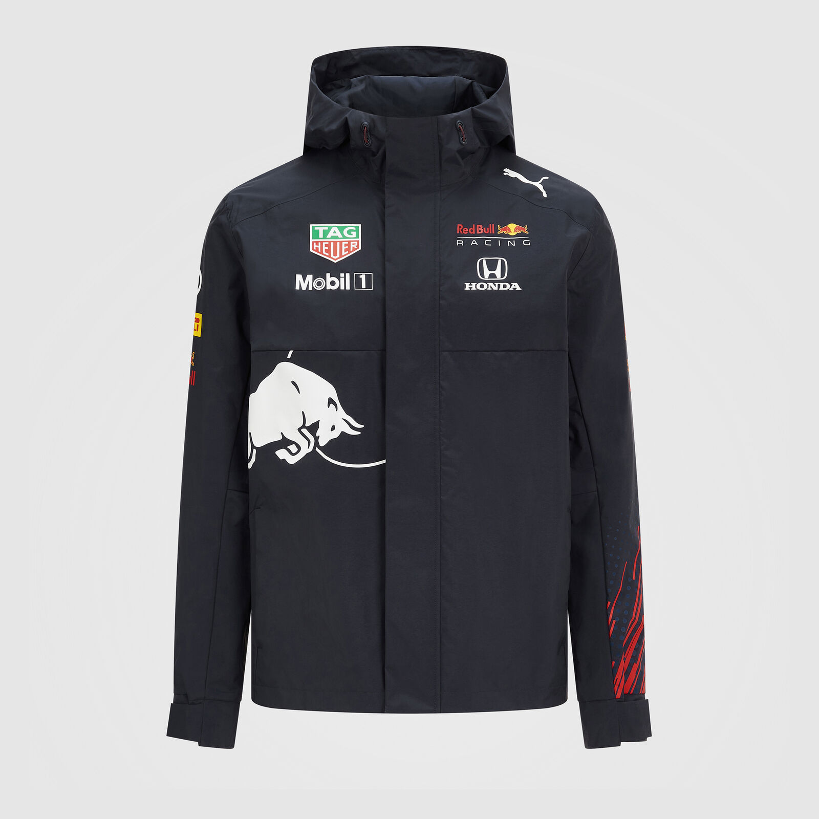 2021 Team Rain Jacket Red Bull Racing Fuel For Fans